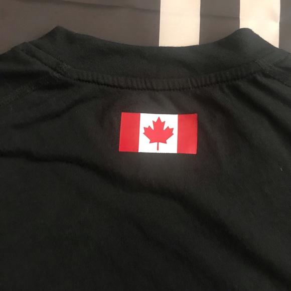 Adidas Prime Tee Youth Size Medium Olympic Games Team Canada Stretch Sport Shirt - Picture 5 of 17
